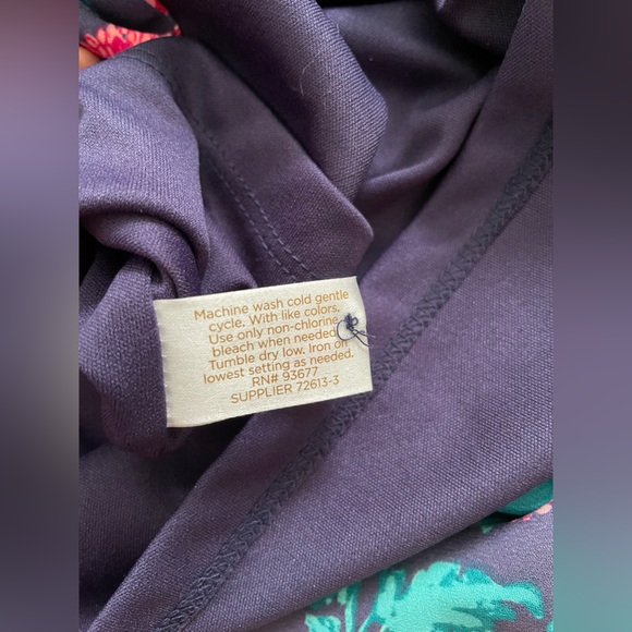 NWOT Floral Lined Dress. Size L. - Picture 7 of 7